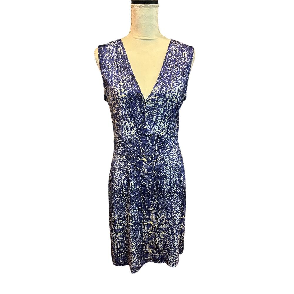 Tory Burch Silk Snakeskin Print Dress Size M